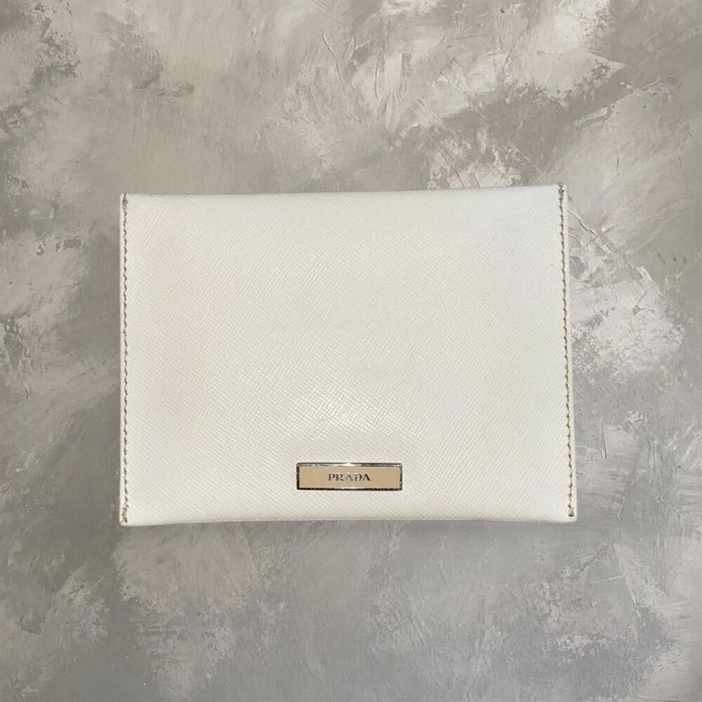 Authentic Prada Saffiano Leather Card holder wallet